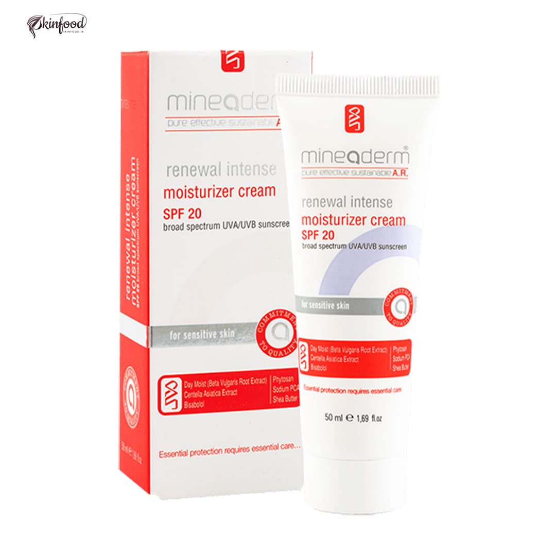 کرم ضدقرمزی و آبرسان پوست حساس ماینودرم mineaderm — تصویر ۲