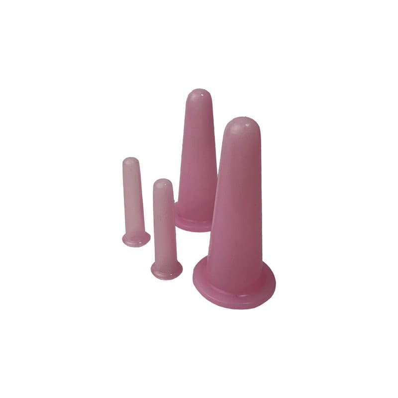 کاپ سیلیکونی ماساژ صورت و گونه بسته 2 عددی و 4 عددی