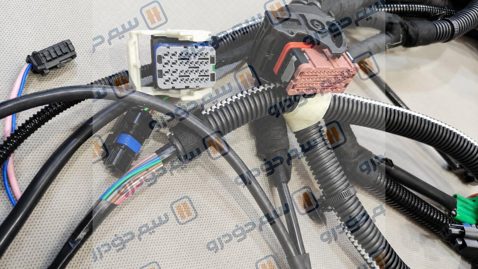 سیم کشی موتور پژو 206 تیپ 5 با کابل مثبت – وایرینگ 9661338380 — تصویر ۳