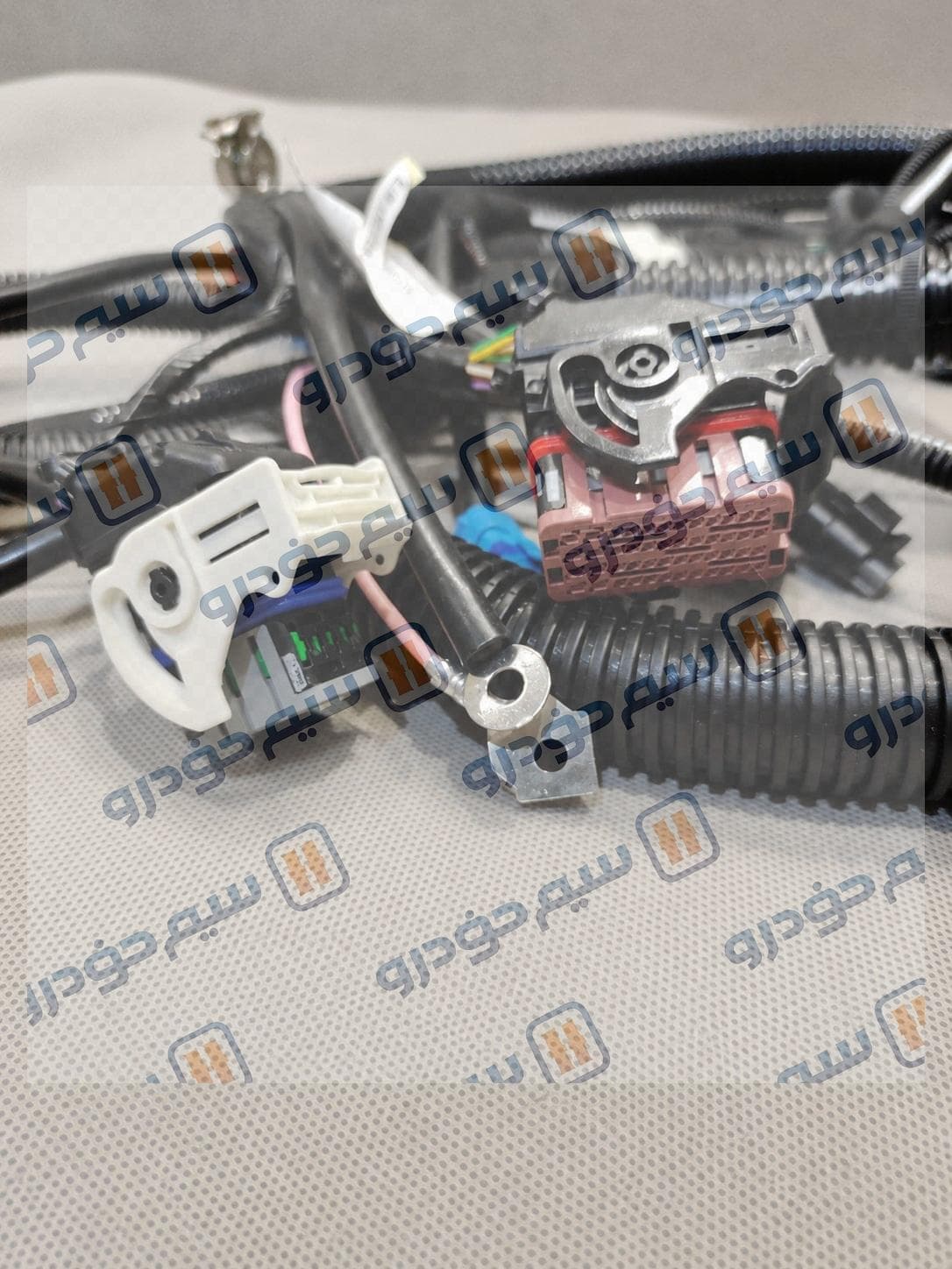 سیم کشی موتور پژو 206 تیپ 5 با کابل مثبت – وایرینگ 9671123780 — تصویر ۴