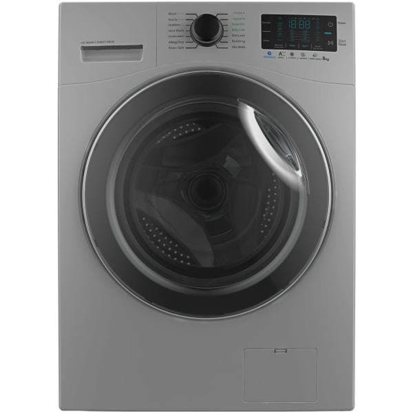 ماشین لباسشویی اسنوا مدل SWM-84518 ظرفیت 8 کیلوگرم تیتانیوم درب دودی