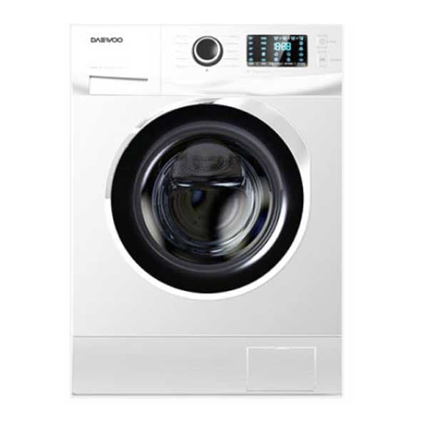 ماشین لباسشویی دوو سری Viva مدل DWK-8240 ظرفیت 8 کیلوگرم سفید پنل سفید درب کاوردار