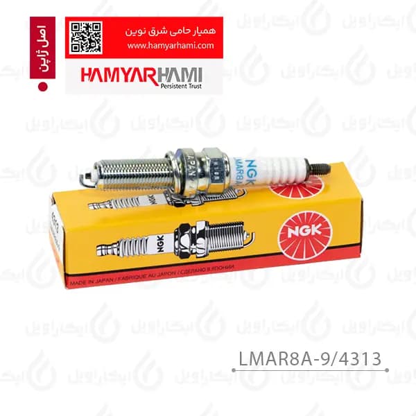 شمع موتورسیکلت هوندا کلیک 160 _ NGK اصل ژاپن با گارانتی همیار حامی _ LMAR8A-9/4313