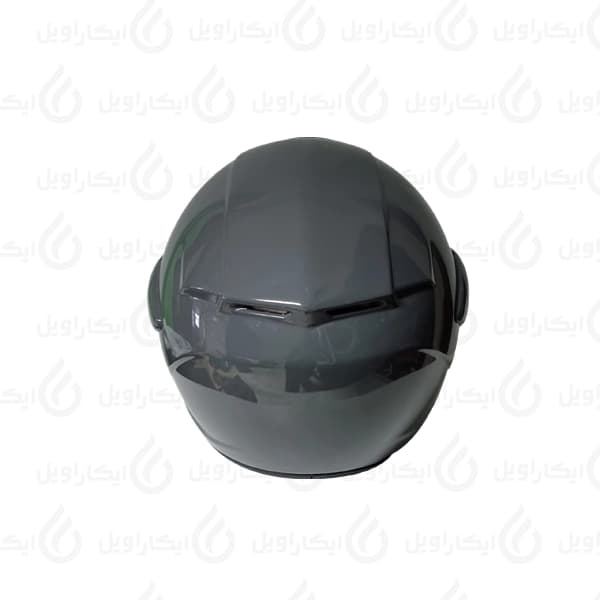 کلاه بدون فک موتورسیکلت سابرینا طوسی روغنی (کلاه اسکوتر) — تصویر ۴