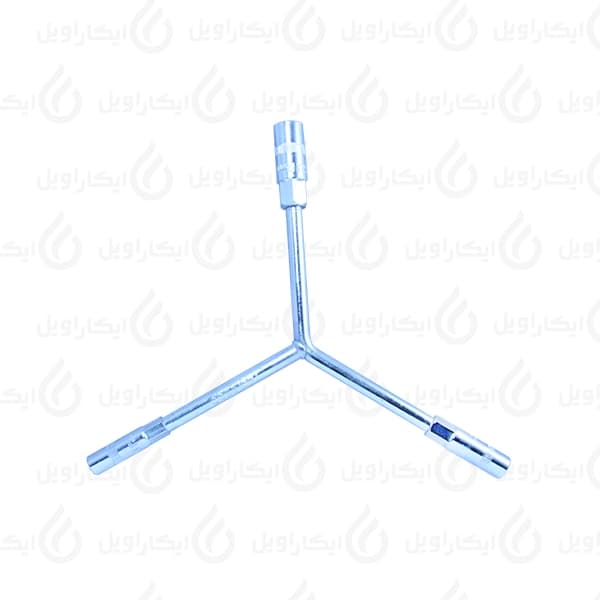 آچار بکس Y شکل (ستاره‌ای) پلاس در سایز 8، 10 و 12 میلی‌متری