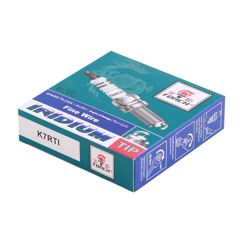 شمع سوزنی پایه کوتاه ایریدیم تورچ K7RTI اصلی — تصویر ۴