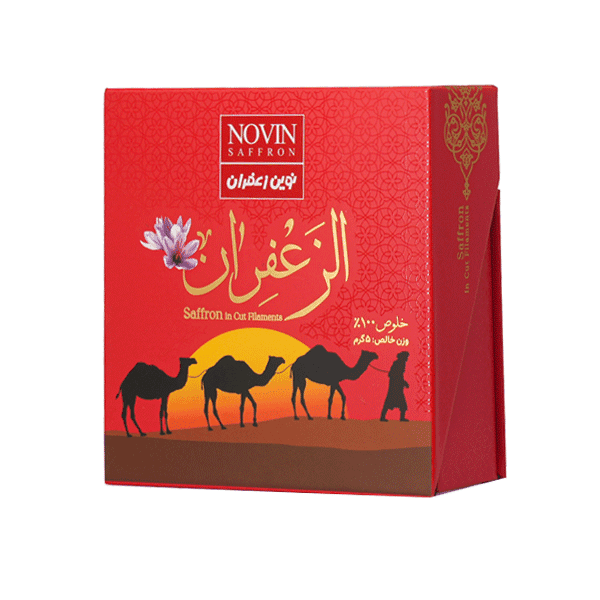 زعفران 5 گرمی نگین طرح کویر الزعفران