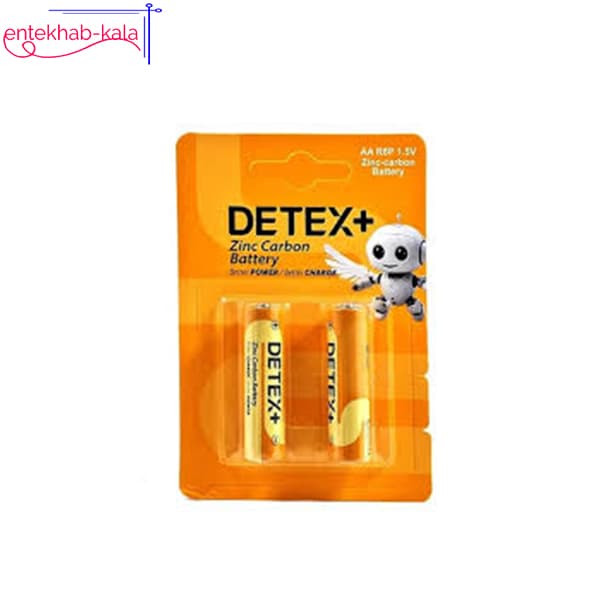 باتری قلمی +DETEX بسته 2 عددی