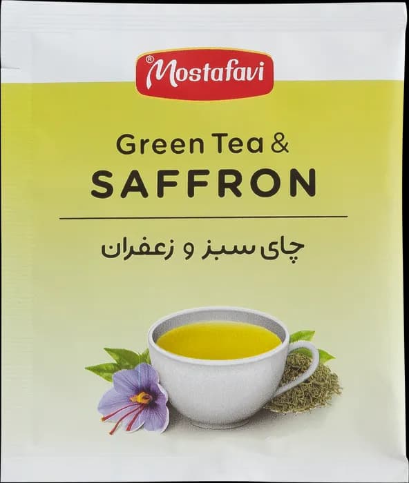 چای سبز 20 عددی زعفرانی — تصویر ۱۰