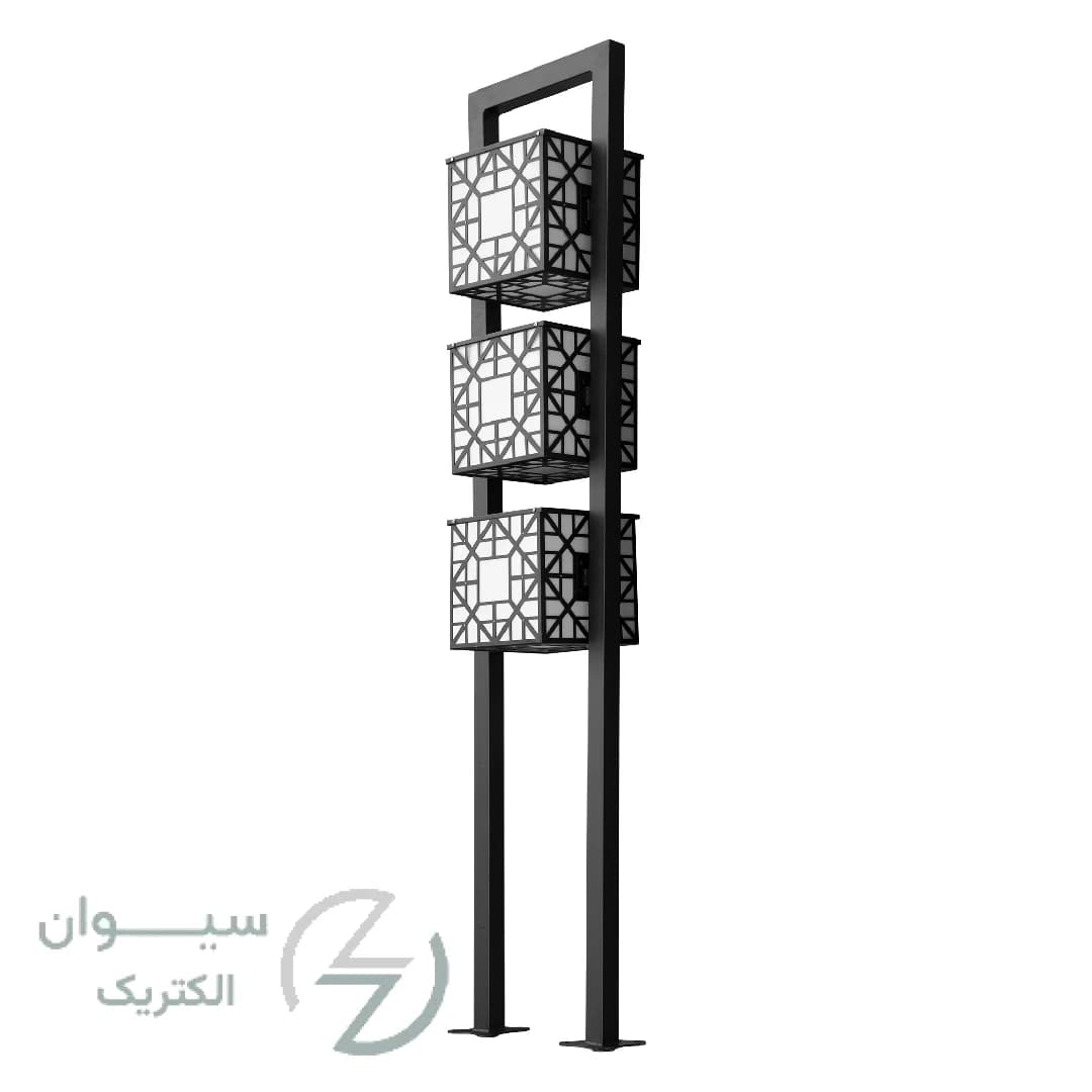 پایه چراغ پارکی پیچک