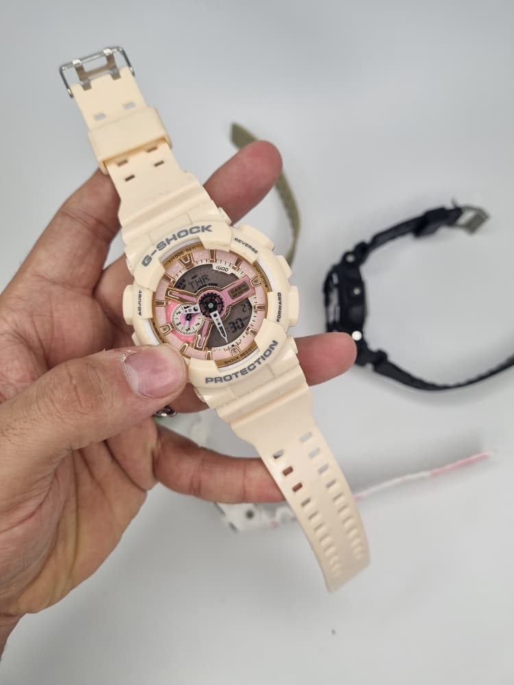 ساعت مچی کاسیو Casio دو زمانه گلبهی | گلبهی| رزگلد| کد رفرنس بیبی جی Baby-G BA-110XCP-4ADR — تصویر ۲