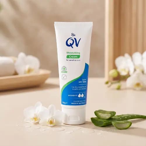 کرم مرطوب کننده کیو وی مدل Sensitive Skin — تصویر ۲