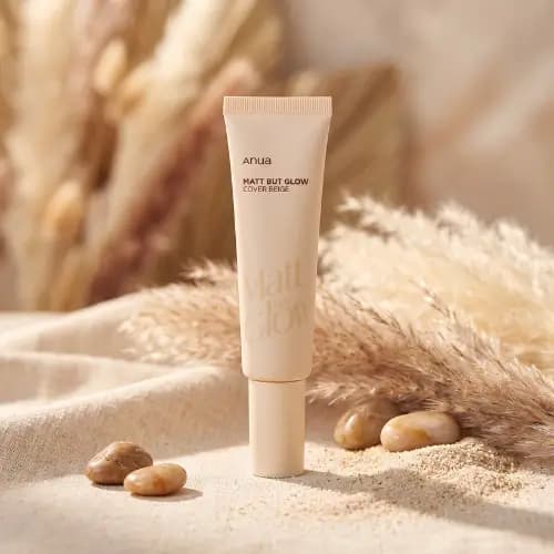 کرم ضد آفتاب رنگی و بی بی کرم آنوا مدل Matt But Glow — تصویر ۳