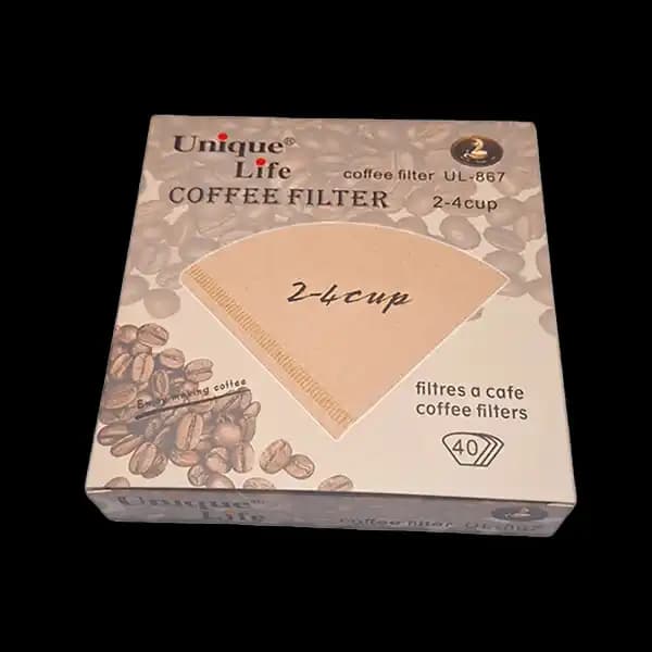 فیلتر کاغذی قهوه V60 یونیک لایف 40 عددی