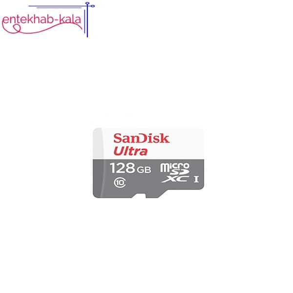 رم میکرو سندیسک SANDISK مدل ULTRA ظرفیت 128 گیگابایت