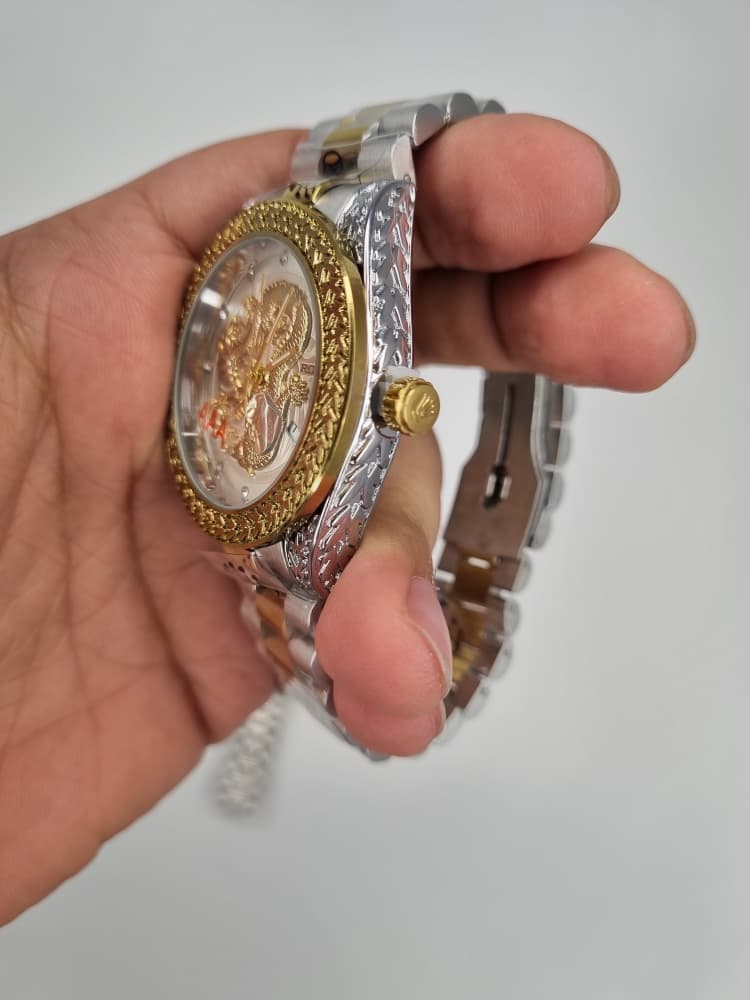 ساعت مچی مردانه رولکس دراگون رنگبندی (ارسال رایگان) — تصویر ۲
