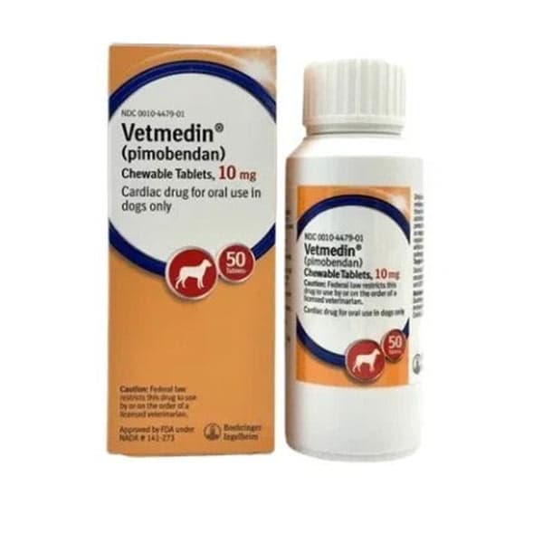 قرص قلب سگ وتمدین پیموبندان 10 میلی‌گرم Vetmedin 10 mg Pimobendan