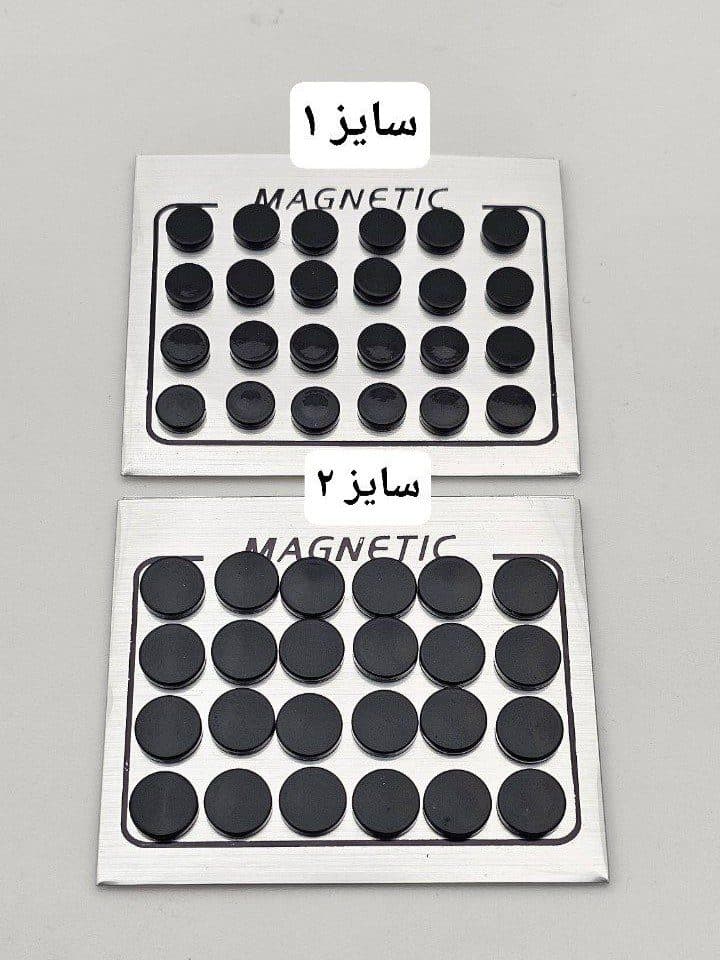 گوشواره مگنتی دایره ای استیل | پرسینگ مگنتی