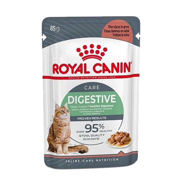 پوچ گربه دایجستیو کر رویال کنین مراقبت از سیستم گوارش Royal canin Digestive care