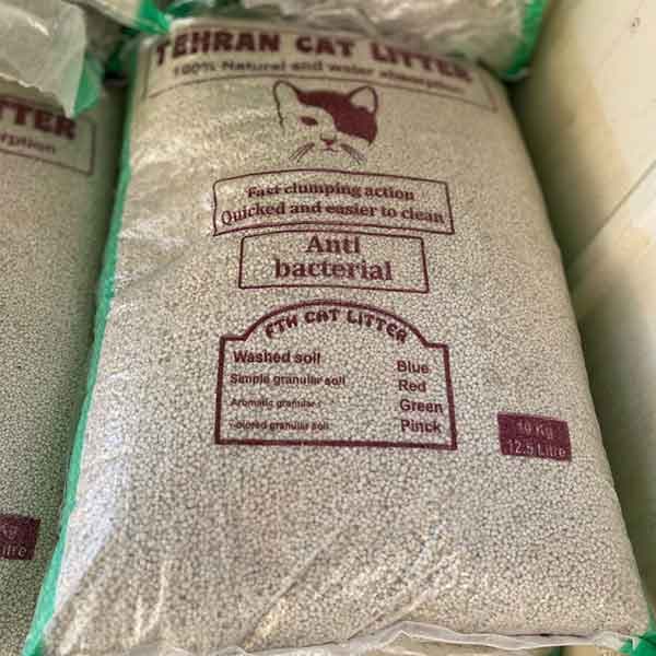 خاک گربه تهران کت مدل گرانول Tehran cat litter — تصویر ۲
