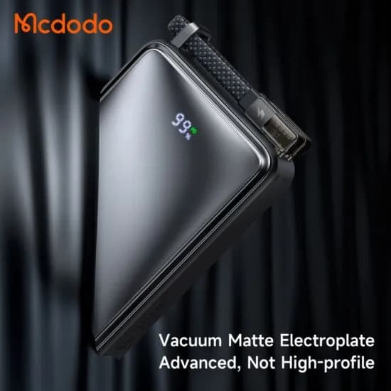 پاوربانک ۲۰۰۰۰ مک دودو Mcdodo MC-433 توان ۶۷ وات همراه با کابل — تصویر ۷