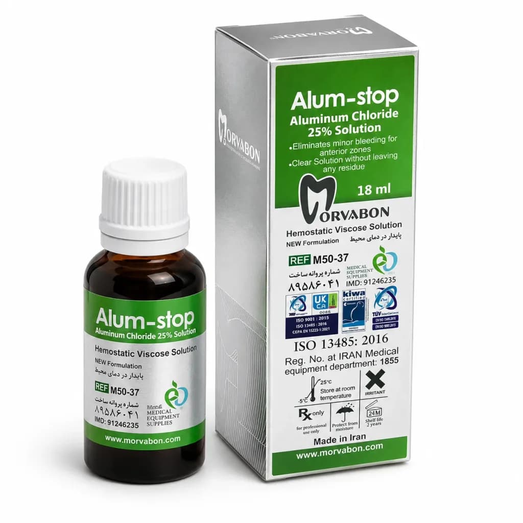 مایع هموستات مروابن Alum Stop | محلول ۱۸ میلی‌لیتر