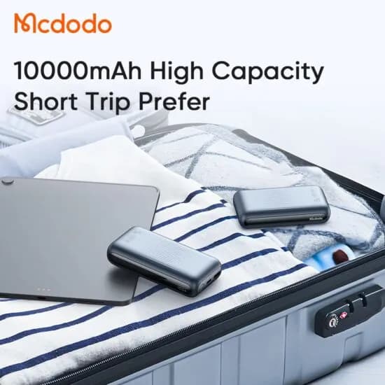 پاوربانک ۱۰۰۰۰ میلی آمپر مک دودو مدل Mcdodo MC-4530 توان ۳۳ وات — تصویر ۳