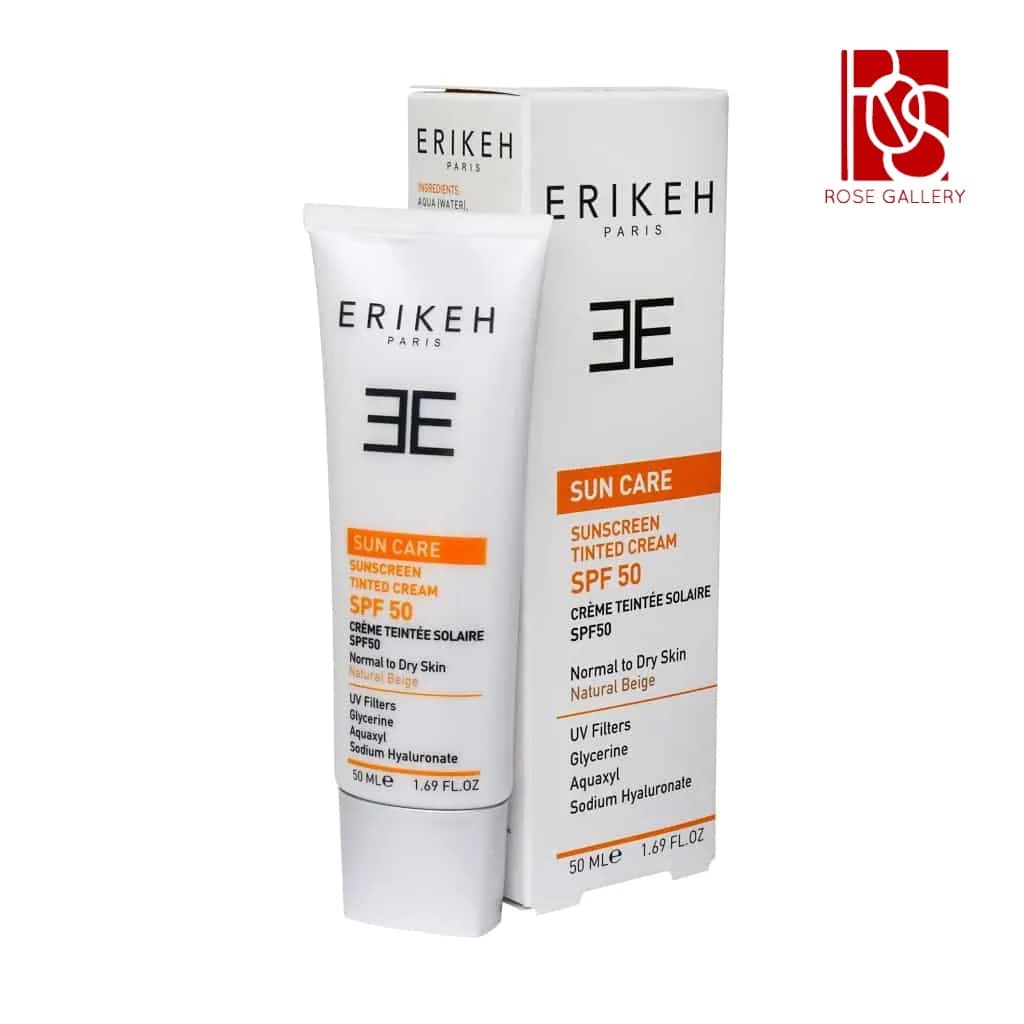 فلوئید ضد آفتاب پوست های خشک و نرمال SPF50 اریکه 50 میلی لیتر