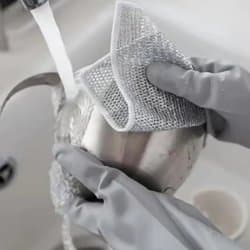 اسکاچ و دستمال توری مدل دو لایه بسته 3 عددی — تصویر ۲