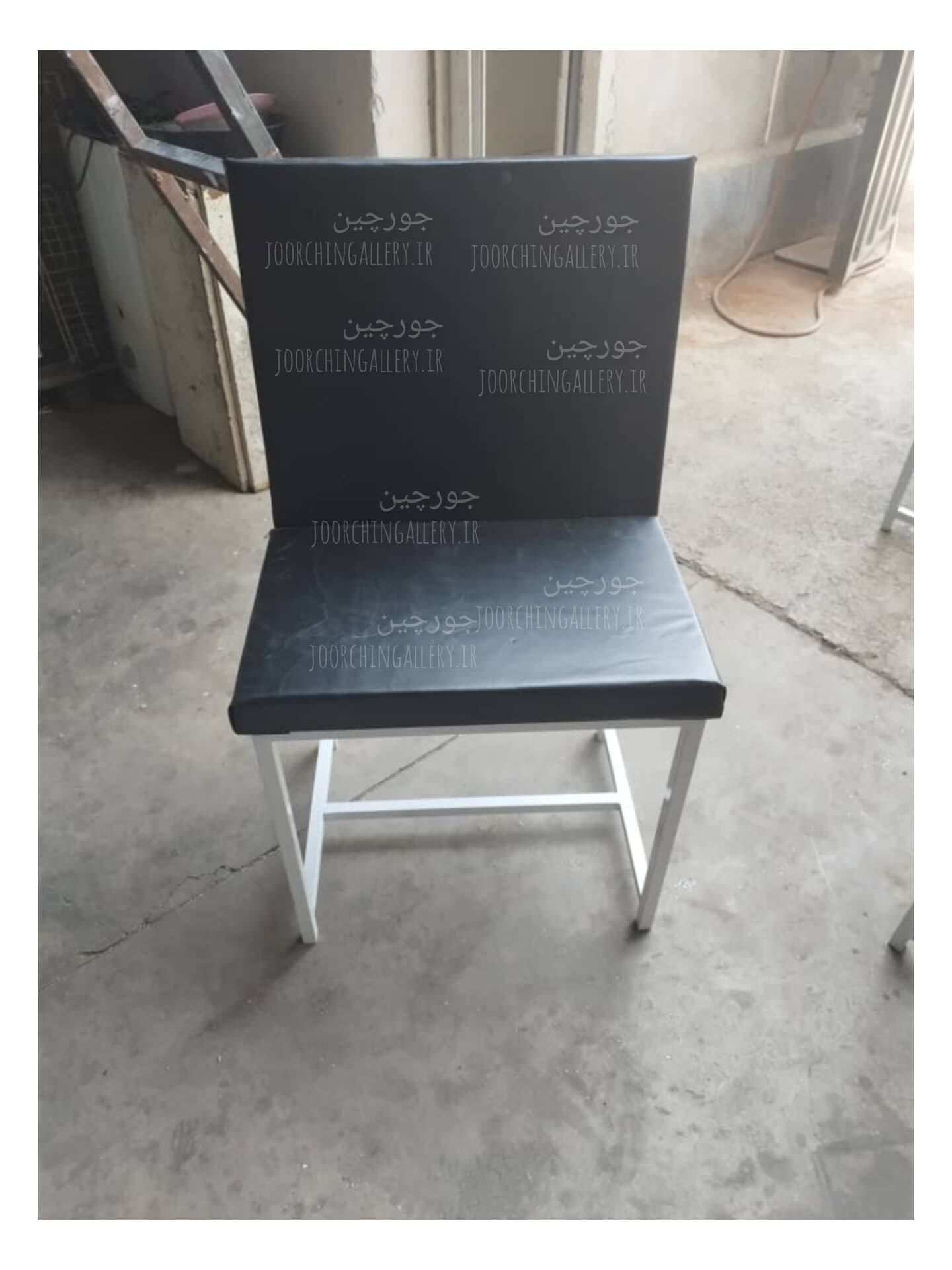 نیمکت خیاطی تک نفره پشتی دار