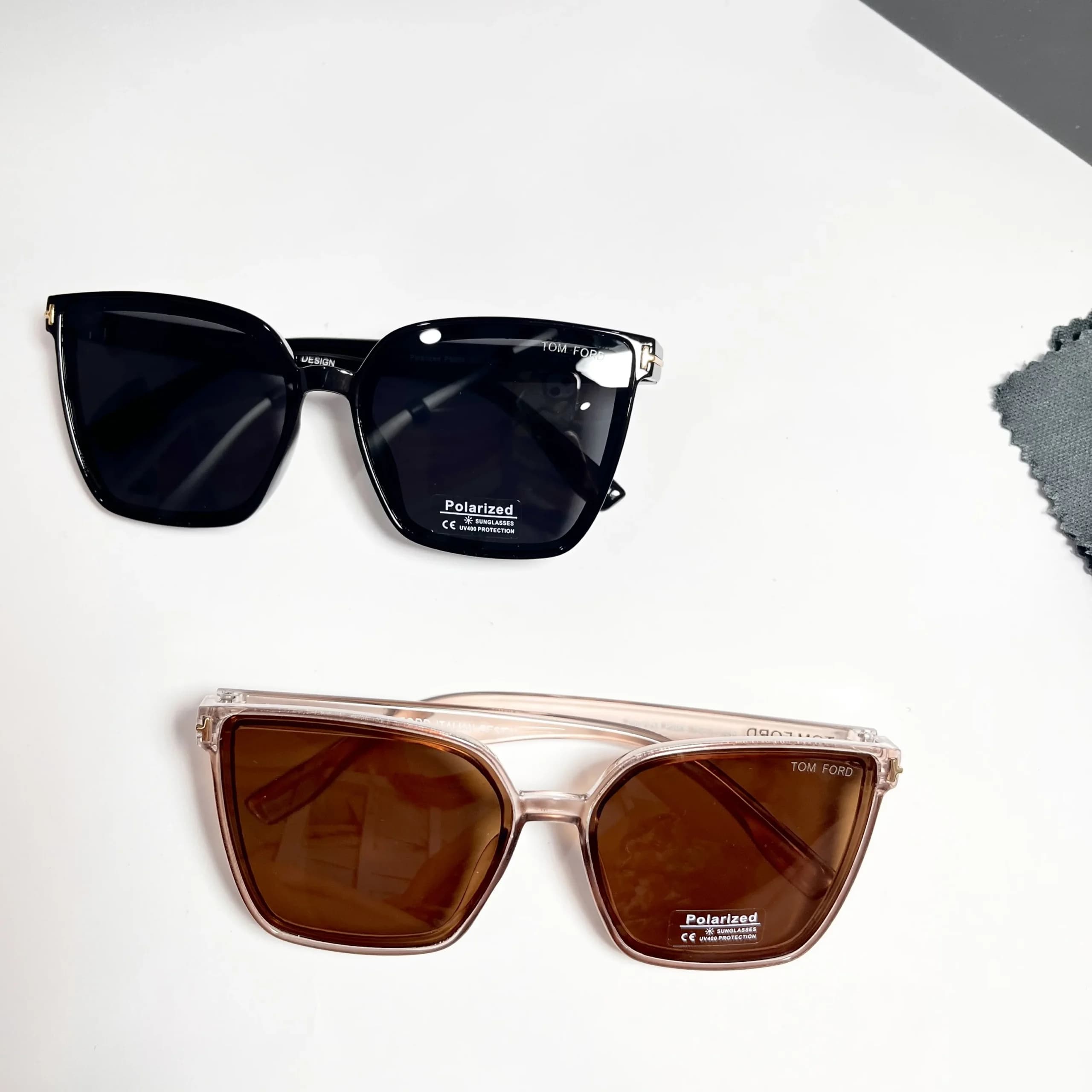 عینک آفتابی لاکچری UV protection مدل Over Size کد 200173 — تصویر ۳