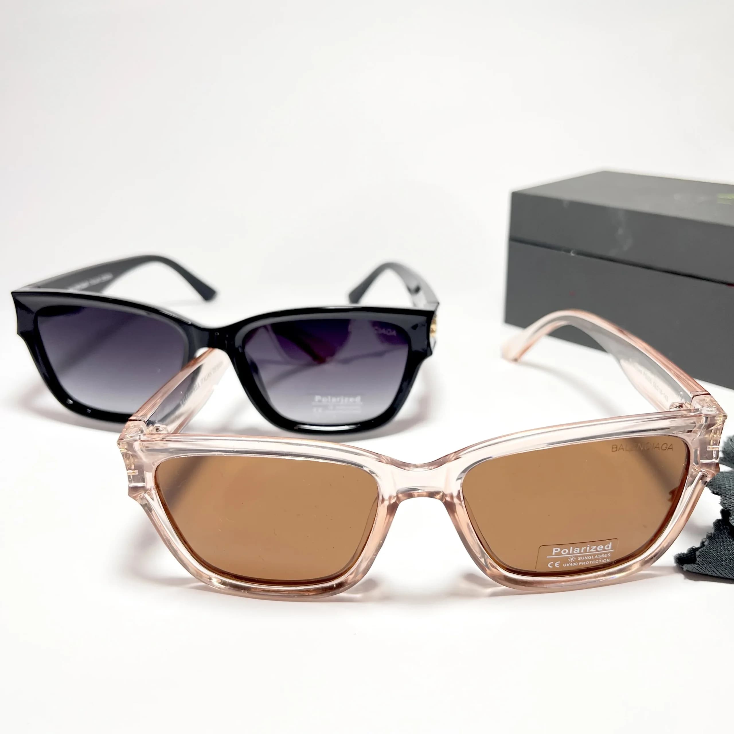 عینک آفتابی UV protection مدل Rectangle کد 200172 — تصویر ۲