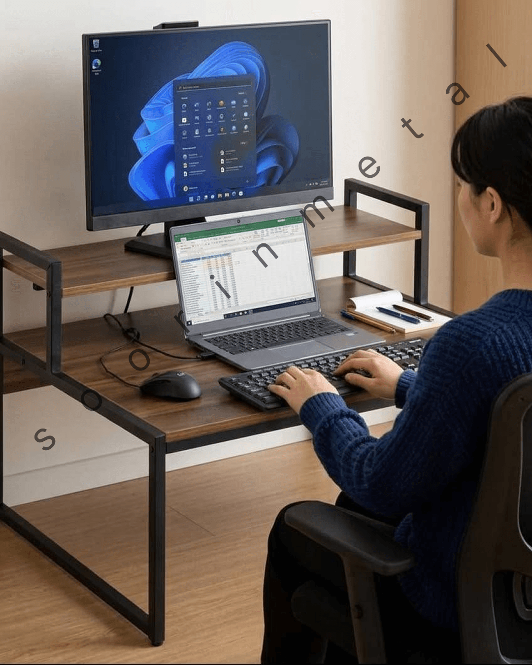 میز لپتاپ نشسته(ژاپنی)مدلSM-07-001