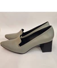کفش چرم زنانه پاشنه 6 سانت کد Z130