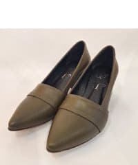 کفش چرم زنانه پاشنه 6 سانت کد Z129