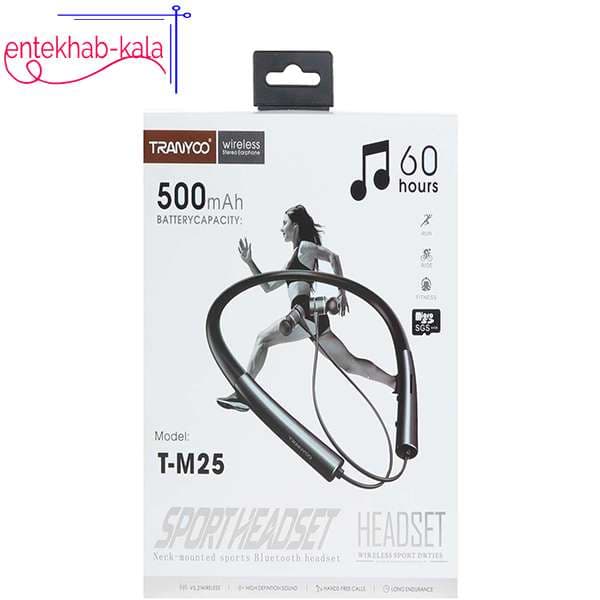 هندزفری بلوتوث گردنی ترانیو TRANYOO مدل M25