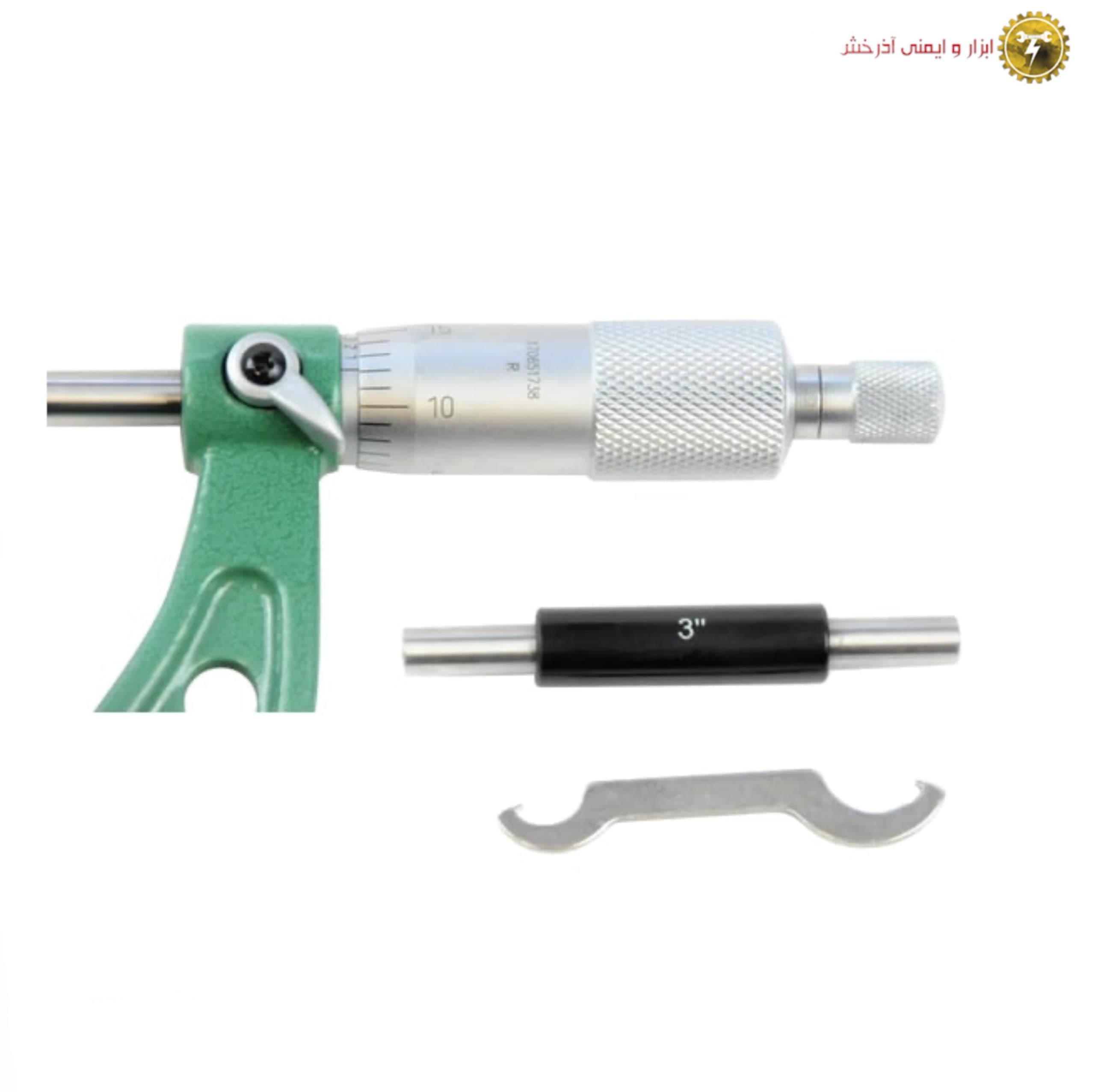 میکرومتر خارج سنج 3-4 اینچ اینسایز مدل 4-3203 — تصویر ۲