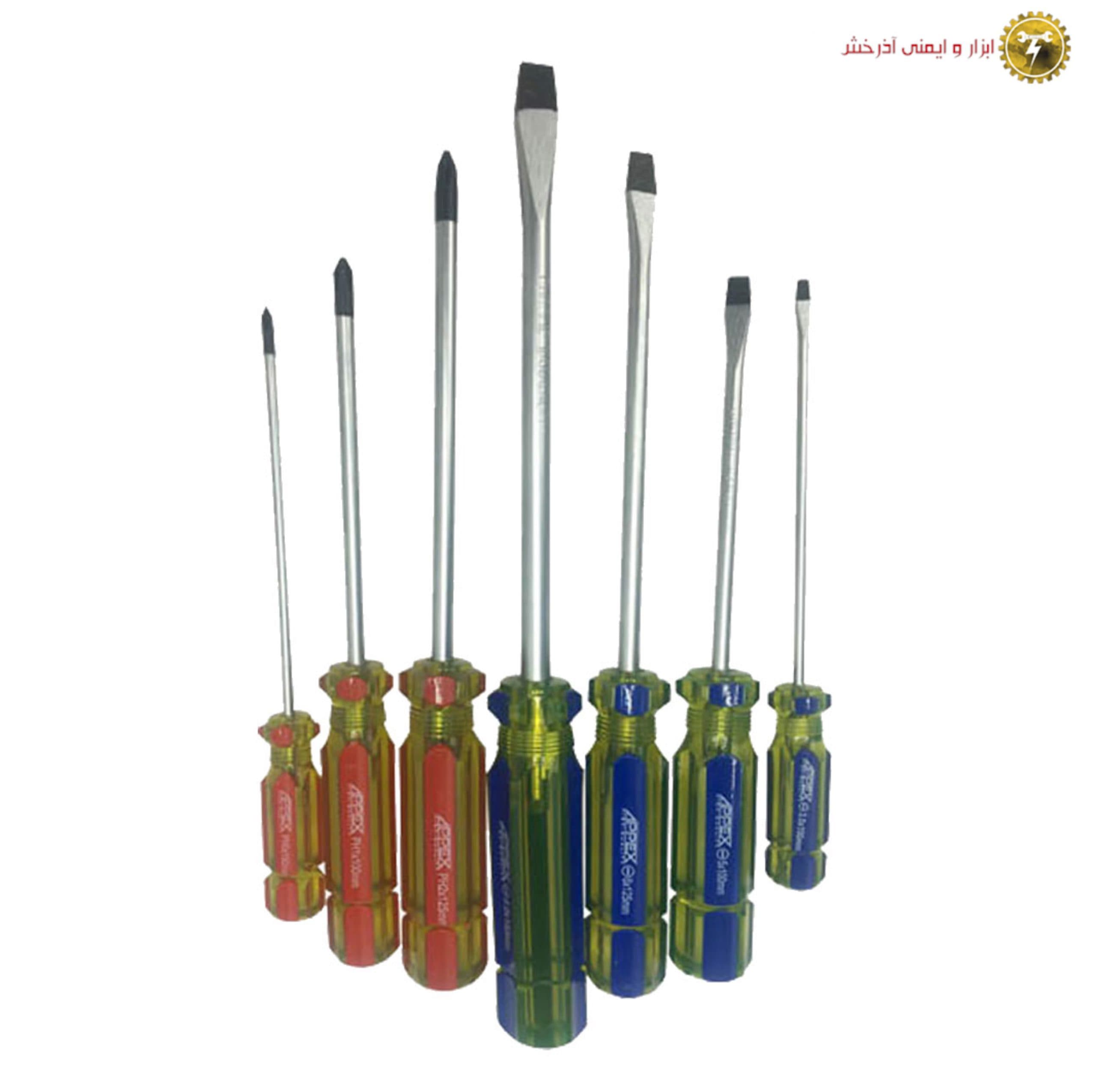 ست پیچ گوشتی 7 پارچه اپکس مدل 1107