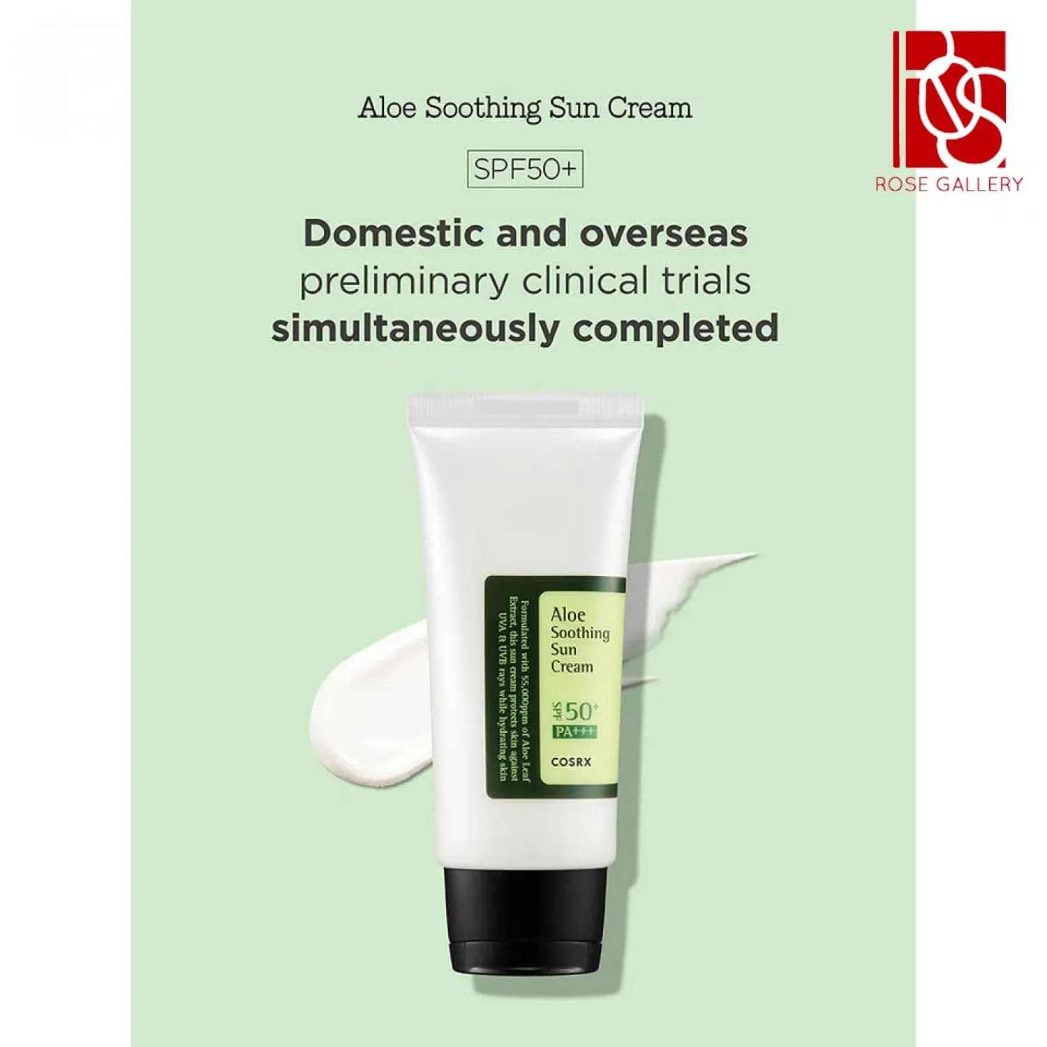 ضدآفتاب آبرسان و تسکین دهنده آلوئه ورا کوزارکس SPF50 — تصویر ۴