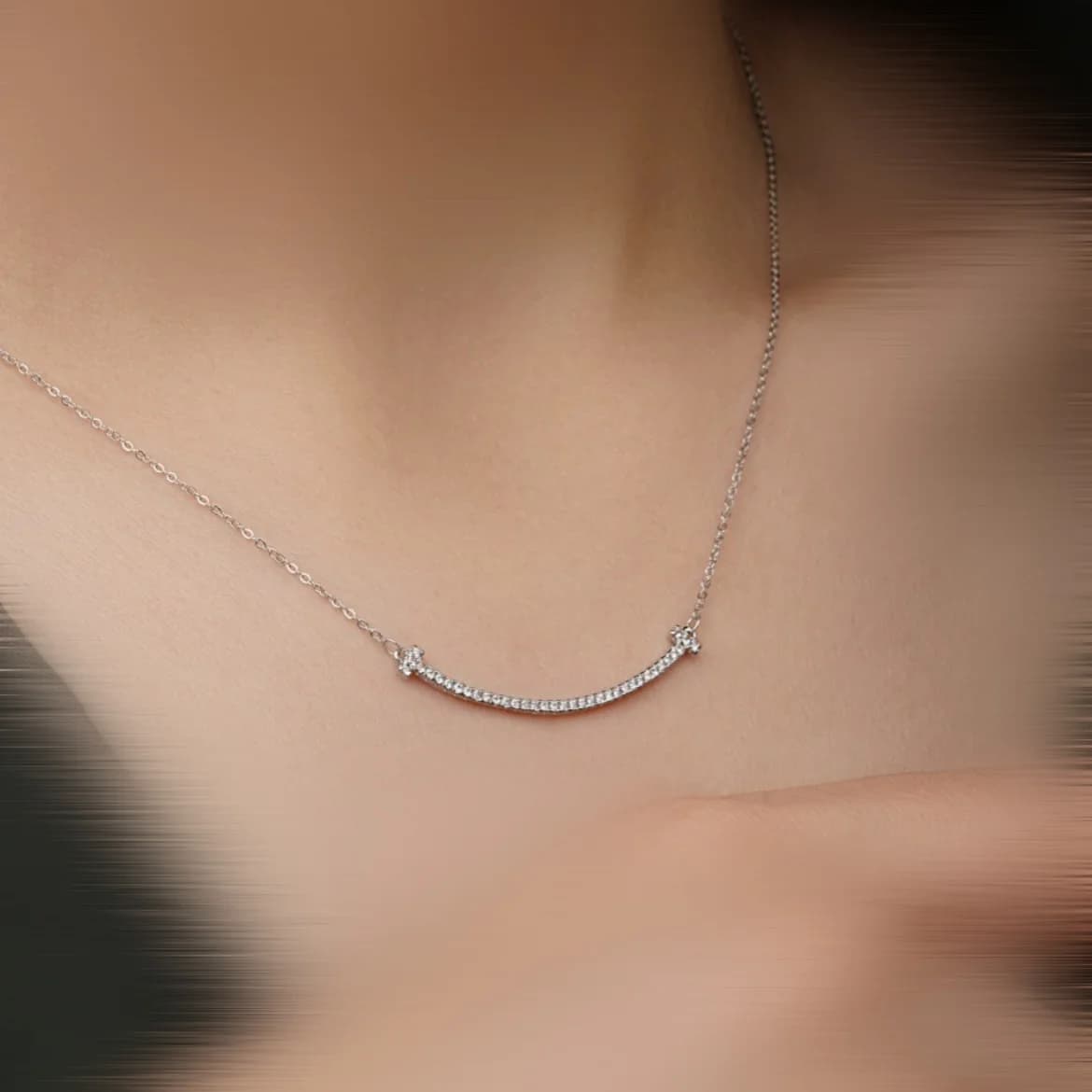 گردبند لوکس سیگنچر آرت آبکاری نقره کد2698