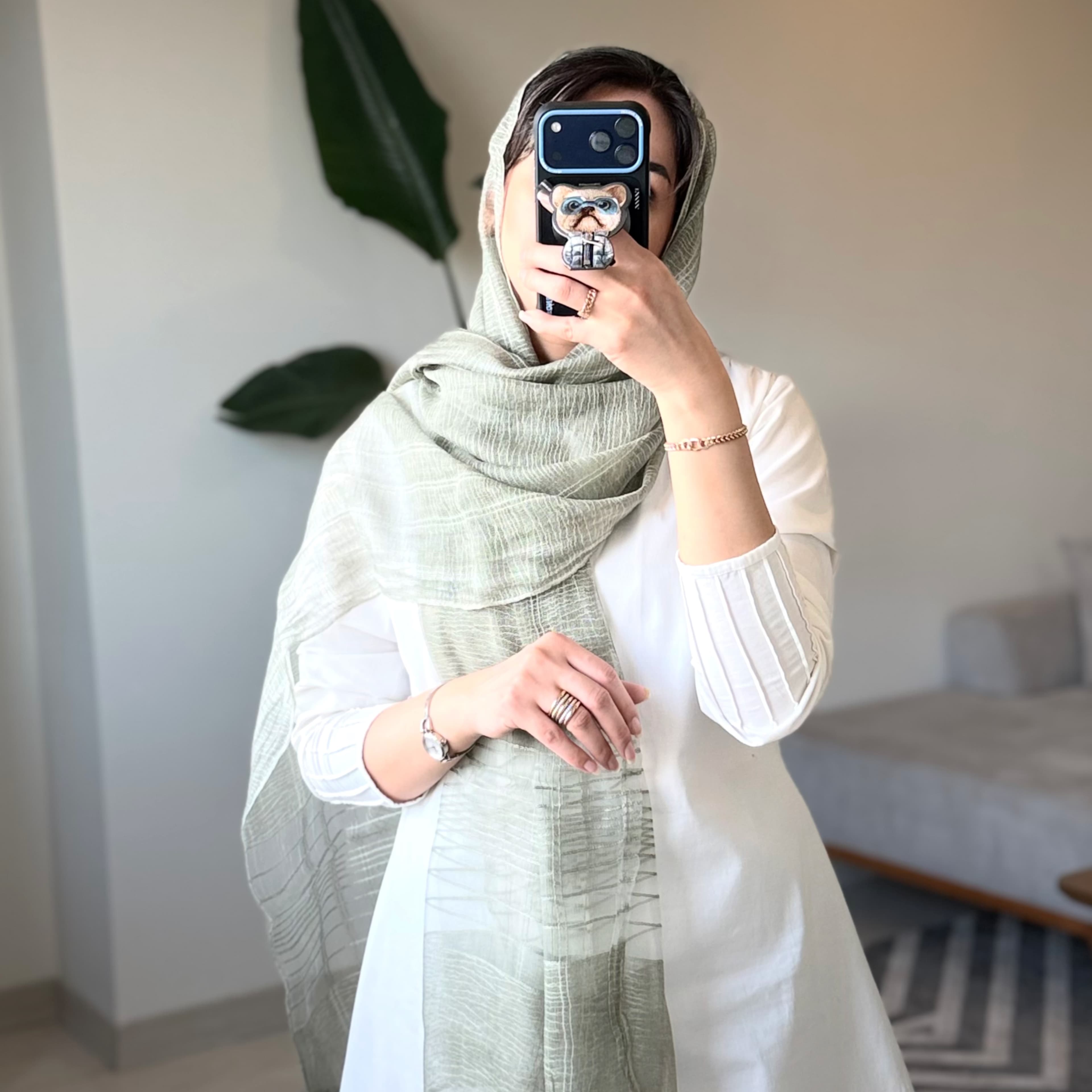 شال ارگانزا دار — تصویر ۲