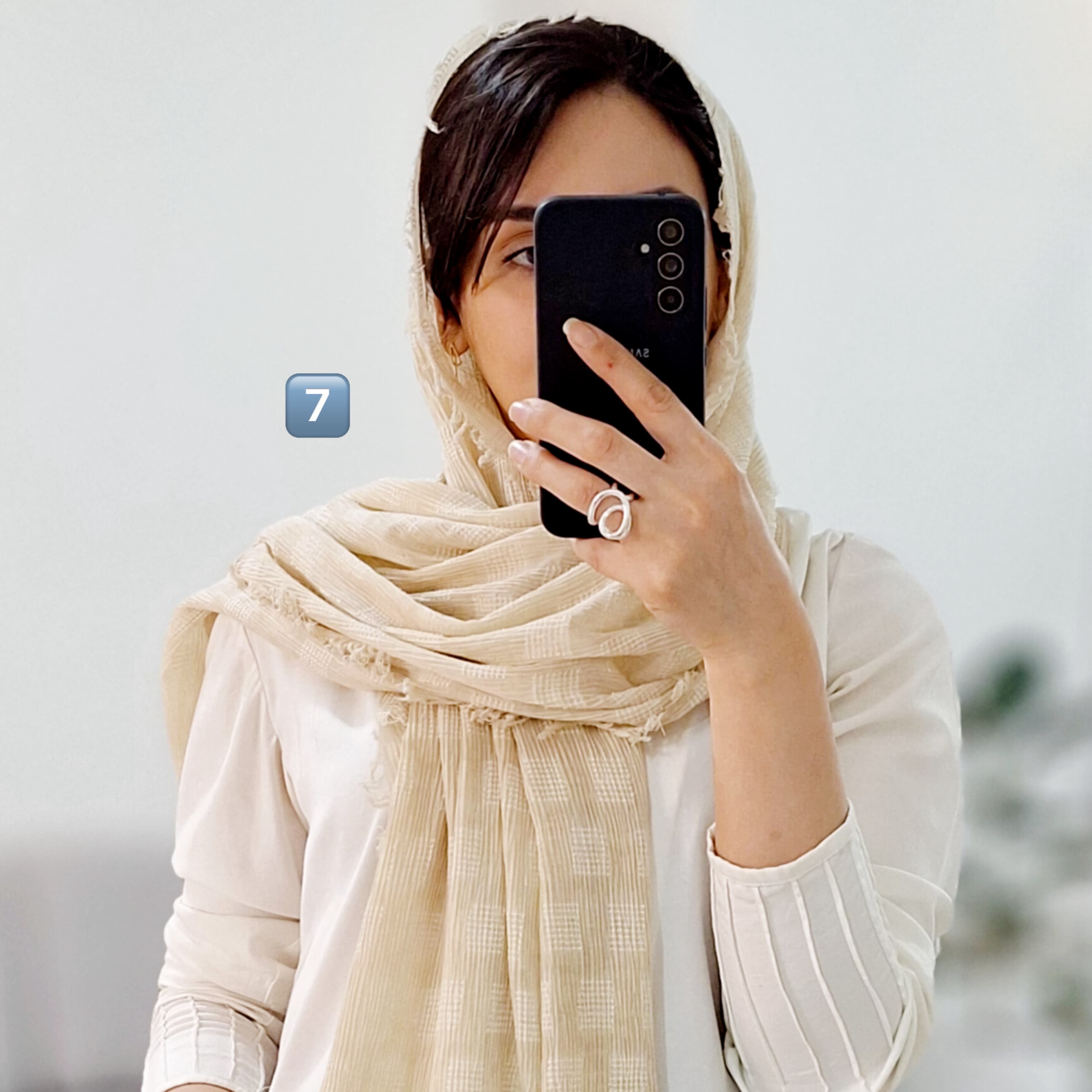 شال پلیسه مربعی — تصویر ۷