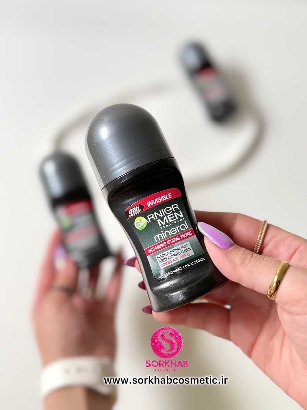 مام ضدتعریق رولی مردانه گارنیر مدل ANTI-MARKS/STAINS/FADING