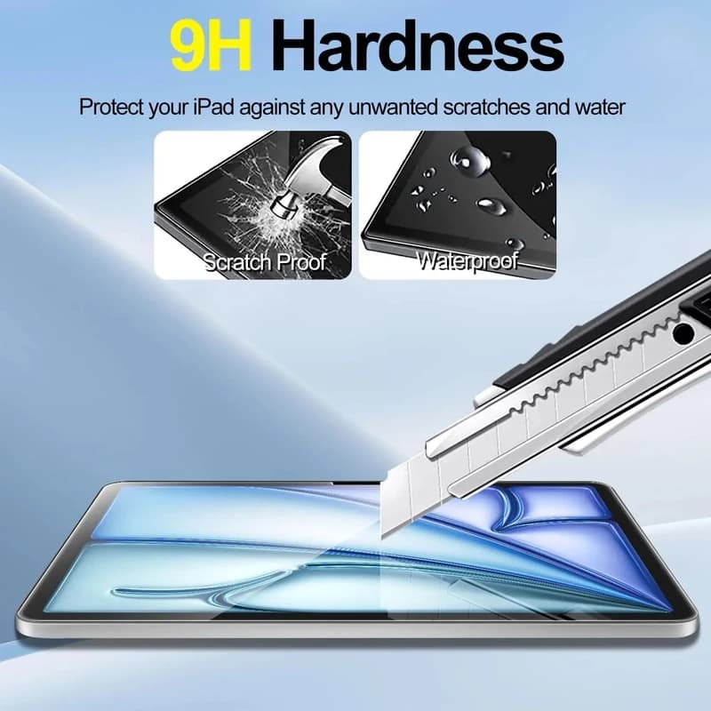 محافظ صفحه نمایش شیشه ای اصلی مناسب برای تبلت اپل iPad Air 13″ M2 2024 / iPad Air 13″ M3 2025