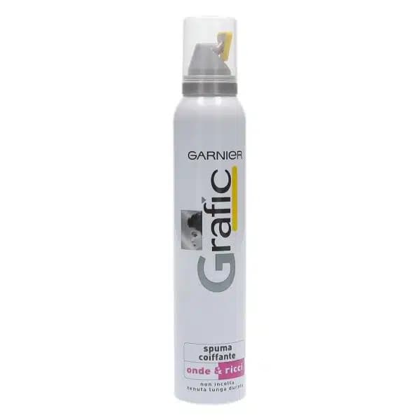 موس حجم دهنده مو گارنیر مخصوص موهای فر | Garnier Grafic Espuma Extrafuerte 200ml