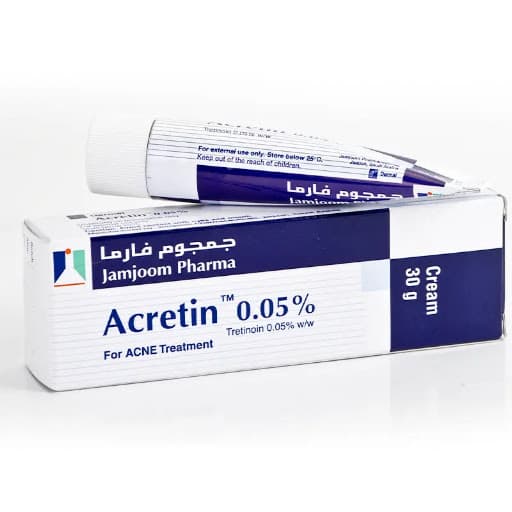 کرم ترتینوئین اکرتین Acretin 0.025% و 0.05% | ضد جوش و لایه بردار