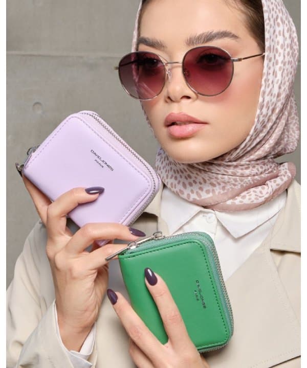 کيف پول زنانه برند ديويد جونز کد IR005 — تصویر ۵