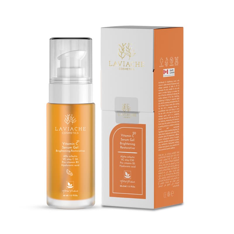 سرم ضد لک و روشن کننده لاویاچه مدل ویتامین C حجم ۵۰ میلی لیتر | Laviache Vitamin C Serum Gel ۵۰ Ml