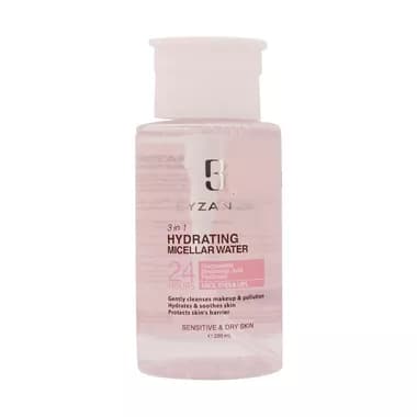 محلول پاک کننده آرایش پوست خشک و حساس بیزانس ۲۰۰ میلی لیتر | Byzance Hydrating Micellar Water ۲۰۰ m