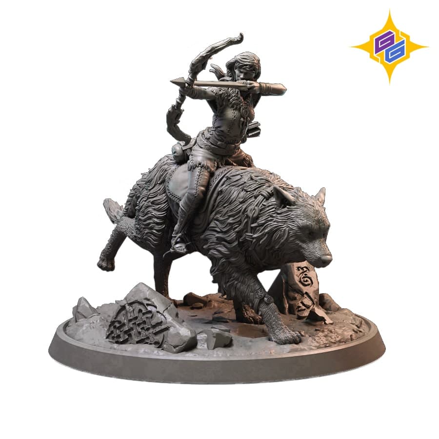 مینی فیگور طرح Mini figure Wolf rider | Wolf rider